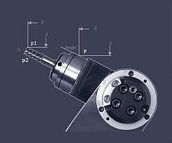 <p>弯头刀具角度设置以及垂直与水平尺寸测量用测量程序。</p>
