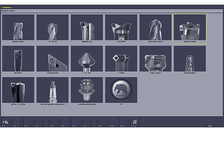 ZOLLER pilot 3.0 第1步 选择刀具类型